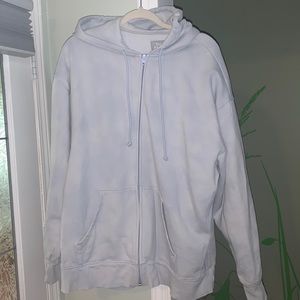 Last price π€TNA cloud tie dye blue cozy fleece